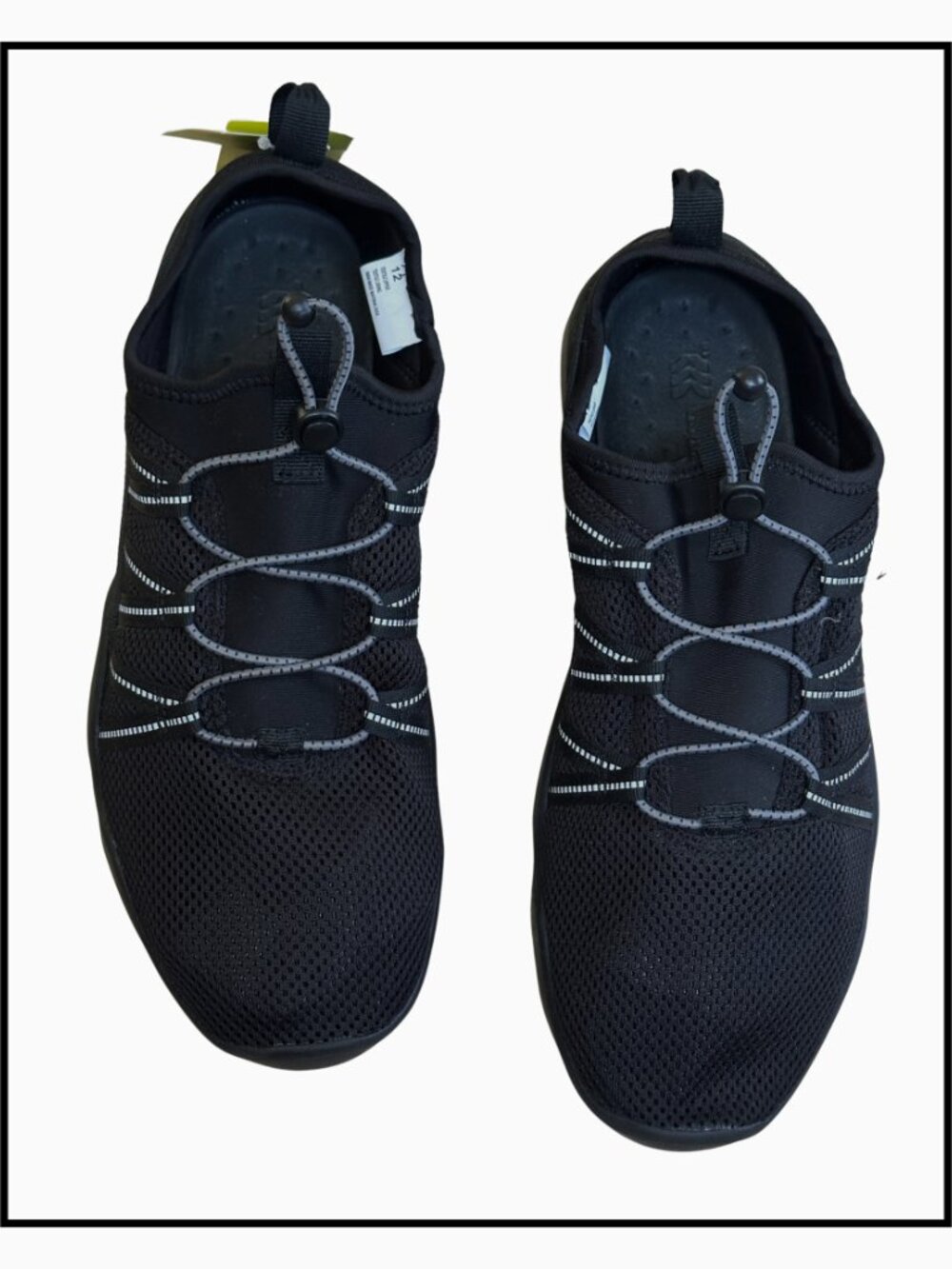 NEW All in Motion Max Black Water Shoes For Hiking Outdoor Activites Bungee Lace